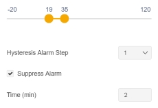 Temperature & Humidity alarm setup